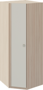 Шкаф угловой Глэдис М21 (Шимо светлый/Белый текстурный) в Элисте