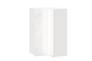 Шкаф кухонный угловой высокий Шервуд, ЛД 281.570.000.170, белый/белый глянец в Элисте