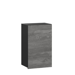 Шкаф настенный Паола ЛД 590.330.000.071 450 (Черный/Камень железный) в Элисте