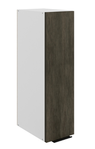 Кухонный шкаф Стоун L200 Н720 (1 дв. гл.) (белый/камень темно-серый) в Элисте