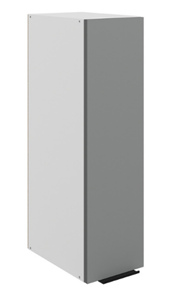 Шкаф настенный Стоун L200 Н720 (1 дв. гл.) (белый/оникс софттач) в Элисте