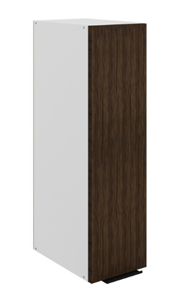 Кухонный навесной шкаф Стоун L200 Н720 (1 дв. гл.) (белый/палисандр) в Элисте