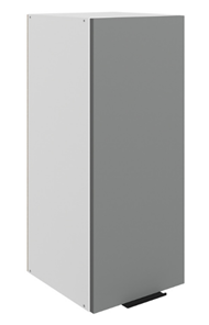 Навесной шкаф Стоун L300 Н720 (1 дв. гл.) (белый/оникс софттач) в Элисте