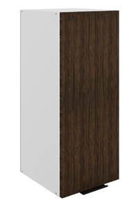 Навесной кухонный шкаф Стоун L300 Н720 (1 дв. гл.) (белый/палисандр) в Элисте
