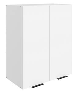 Навесной шкаф Стоун L600 Н720 (2 дв. гл.) (белый/джелато софттач) в Элисте