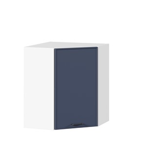 Угловой кухонный шкаф Индиго ЛД 298.610.000.116, Белый/Тёмно-синий в Элисте