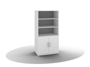 Книжный шкаф ВЕГА ШК-02 (Белый древесный) в Элисте