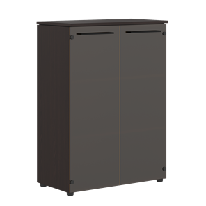 Шкаф средний MORRIS Дуб Базель/Венге Магия MMC 85.2 (854x423x1188) в Элисте