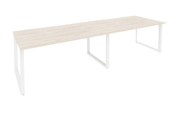 Переговорный стол O.MO-PRG-2.4 Белый/Денвер светлый в Элисте