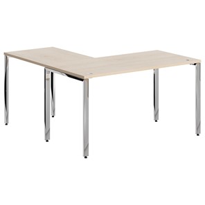 Письменный угловой  стол для персонала правый XTEN GLOSS  Бук Тиара  XGCT 1415.1 (R) (1400х1500х750) в Элисте