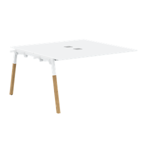 Переговорный стол FORTA Белый-Белый-Бук FIWST 1313 (1380х1346х733) в Элисте