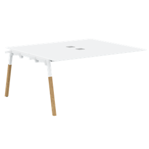 Переговорный стол FORTA Белый-Белый-Бук FIWST 1513 (1580х1346х733) в Элисте