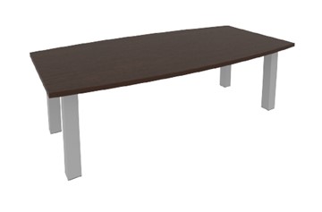 Переговорный стол Riva KPRG-2 Серый/Венге в Элисте