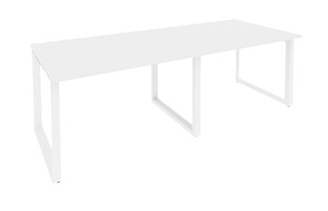 Конференц-стол переговорный O.MO-PRG-2.2 Белый/Белый бриллиант в Элисте