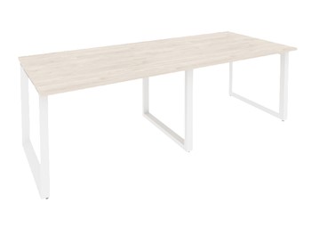 Конференц-стол для переговоров O.MO-PRG-2.2 Белый/Денвер светлый в Элисте