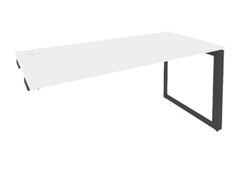 Стол-приставка к тумбе O.MO-SPR-4.8 Антрацит/Белый бриллиант в Элисте