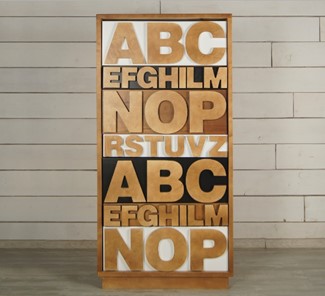 Комод Alphabeto Birch (AN-09ETG/4) в Элисте - предосмотр