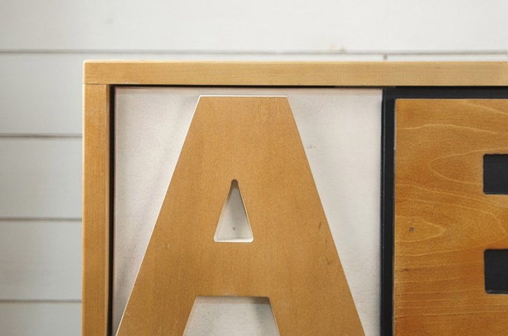 Комод Alphabeto Birch 10 ящиков (AL-01/2ETG/4) в Элисте - изображение 4