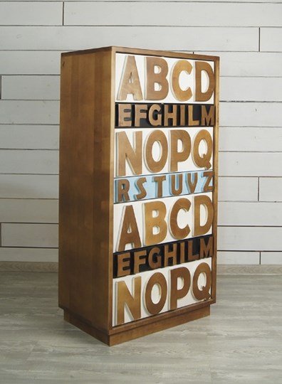 Комод Alphabeto Birch (AN-09/1ETG/4) в Элисте - изображение 1