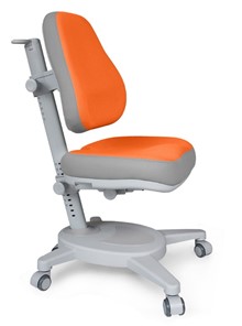 Растущее кресло Mealux Onyx (Y-110) OG  - серое + чехол оранжевый с серыми вставками в Элисте