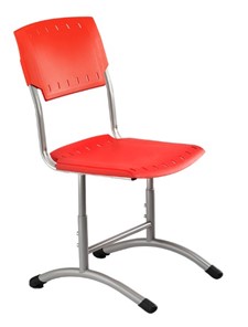 Детский стул регулируемый Отличник.3 3-5, Красный RAL 3002/Светло-серый в Элисте