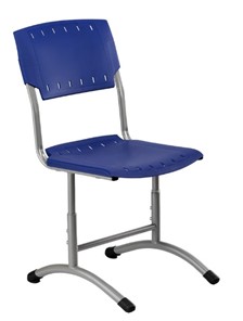 Детский стул регулируемый Отличник.3 3-5, Синий RAL 5002/Светло-серый в Элисте