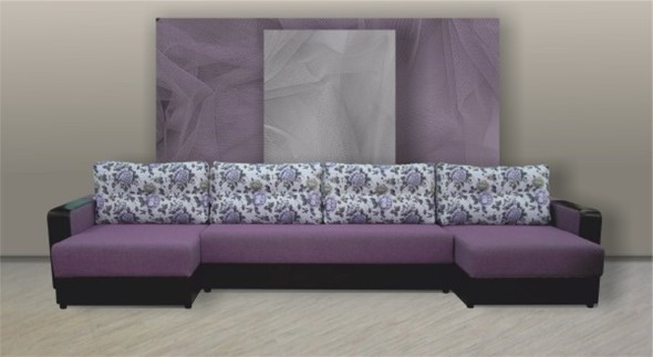 П-образный диван Виват Б Каре в Элисте - изображение