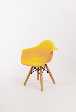 Детский стульчик DSL 330 K Wood (желтый) в Элисте - изображение