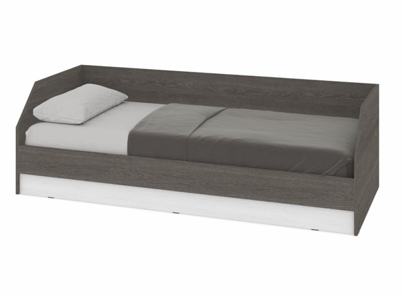 Кровать подростковая О81, Анкор темный - Анкор светлый в Элисте - изображение