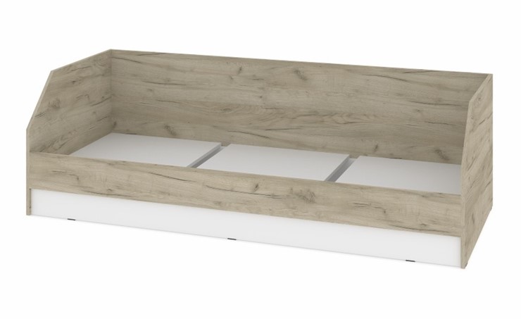Подростковая кровать О81, Серый дуб - Белый в Элисте - изображение 1