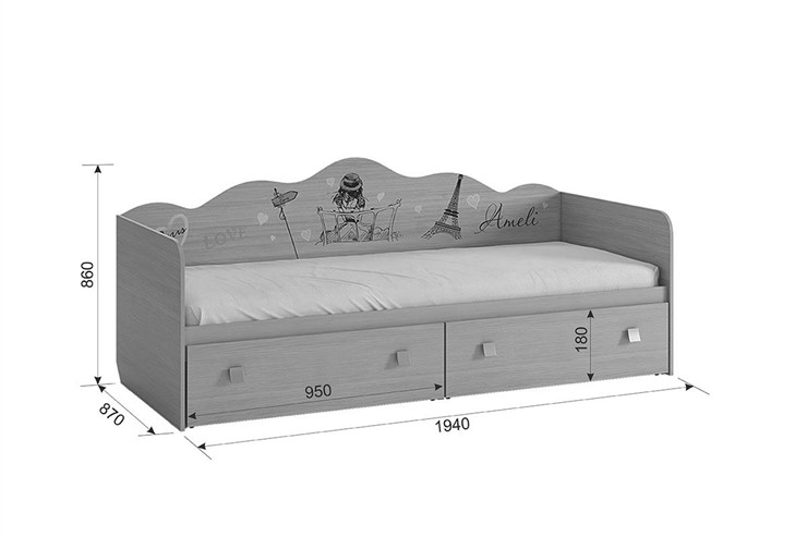 Детская кровать-софа Амели в Элисте - изображение 2