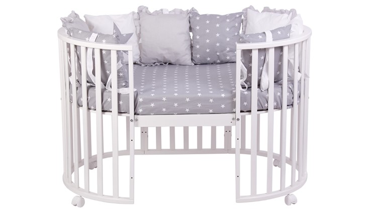 Кроватка детская POLINI Kids Simple 930 Белый в Элисте - изображение 6