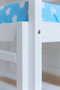 Детская 2-этажная кровать Домик с ящиками, цвет белый в Элисте - предосмотр 4
