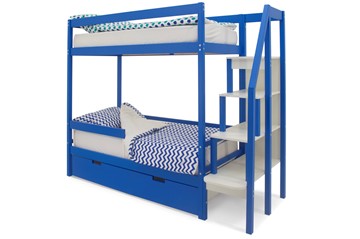 Детская двухъярусная кровать Svogen синий в Элисте