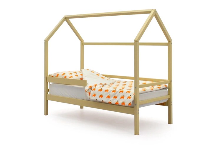Кровать-домик в детскую Svogen бежевый в Элисте - изображение 2