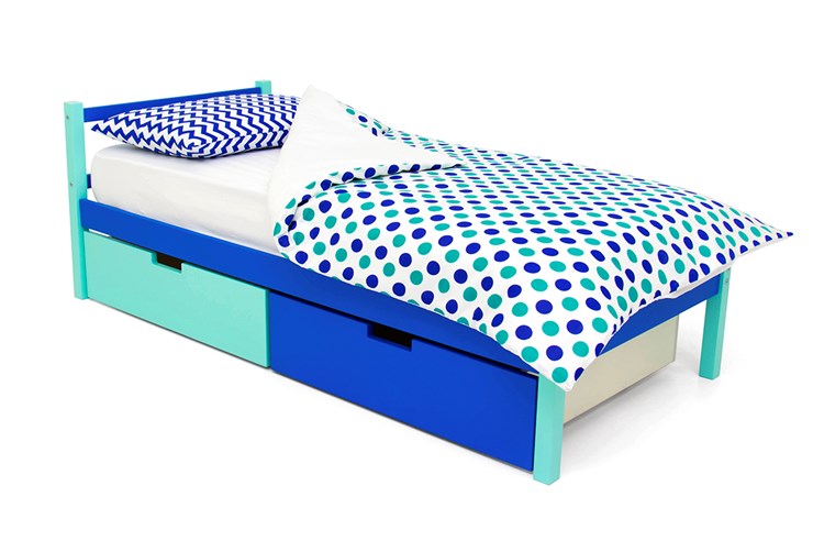 Кроватка Skogen classic мятно-синия в Элисте - изображение 3