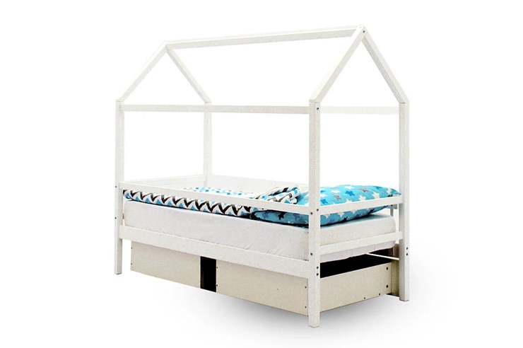 Кровать-домик Svogen белый в Элисте - изображение 5