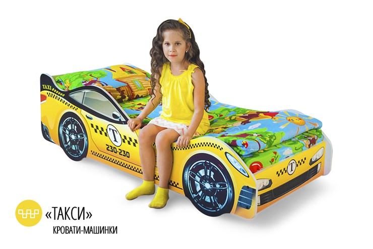 Детская кровать-машина Такси в Элисте - изображение 1