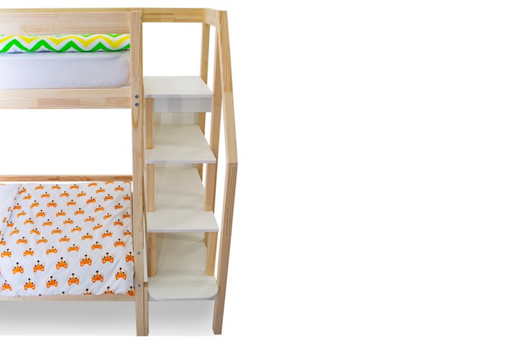 Двухэтажная детская кровать Svogen натура в Элисте - изображение 10