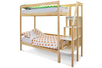 Двухэтажная детская кровать Svogen натура в Элисте - предосмотр 2