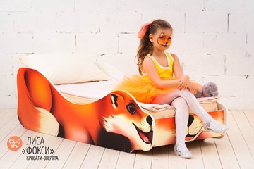 Детская кровать-зверенок Лиса-Фокси в Элисте - предосмотр 1