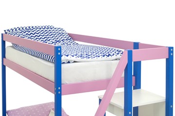 Детская двухэтажная кровать Svogen синий-лаванда в Элисте - предосмотр 10