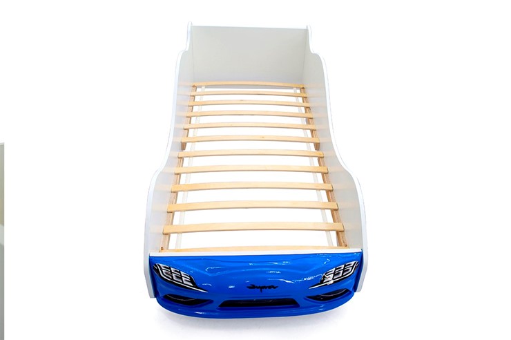 Кровать-машина в детскую Супра синяя в Элисте - изображение 9