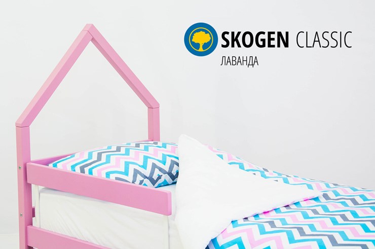 Кровать-домик в детскую мини Skogen лаванда в Элисте - изображение 3