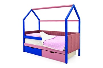 Детская кровать-домик «Svogen синий-лаванда» мягкая в Элисте - предосмотр 4