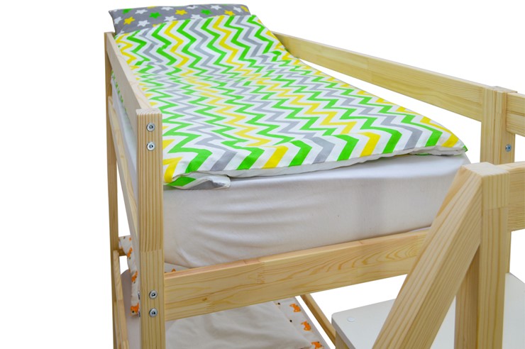 Двухэтажная детская кровать Svogen натура в Элисте - изображение 9