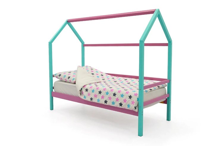 Детская кровать-домик Svogen лаванда-мятный в Элисте - изображение 1