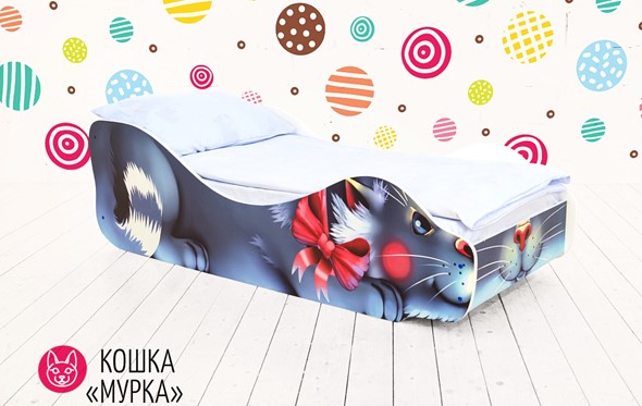 Кровать-зверенок Кошка-Мурка в Элисте - изображение