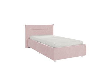 Кроватка 0.9 Альба, нежно-розовый (велюр) в Элисте