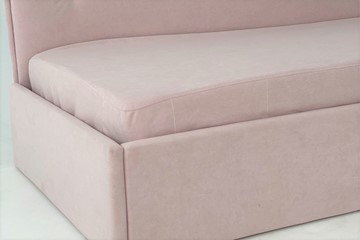 Детская кровать  0.9 Бест (Тахта), нежно-розовый (велюр) в Элисте - предосмотр 3